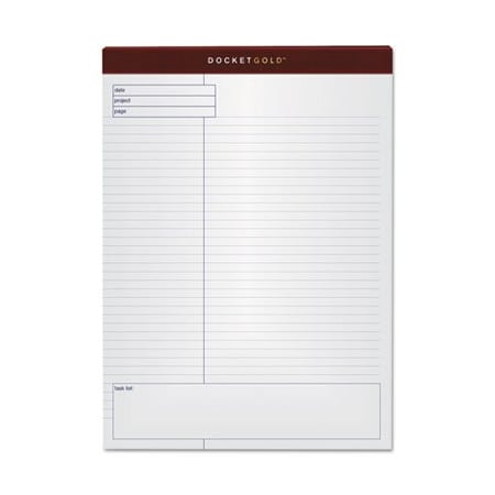 Tops Business Forms TOPS, DOCKET GOLD PLANNING PAD, PROJECT NOTES/QUADRILLE RULE, 8.5 X 11.75, 4PK 77102